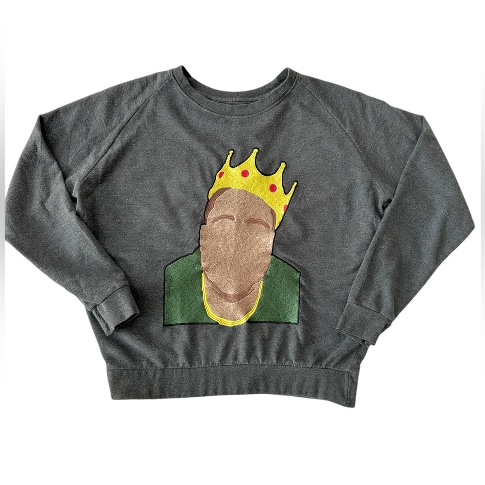 Eleven Paris Notorious BIG long sleeved grey sweatshirt size L